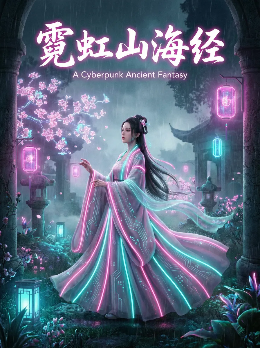 金铲铲之战欺诈魔女攻略 古风奇缘短剧 - 霓虹山海经海报